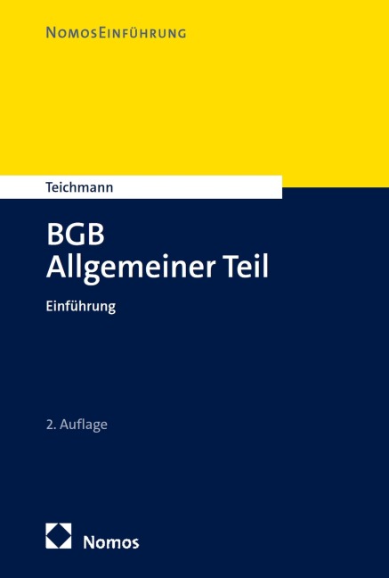 BGB Allgemeiner Teil - Artur Teichmann