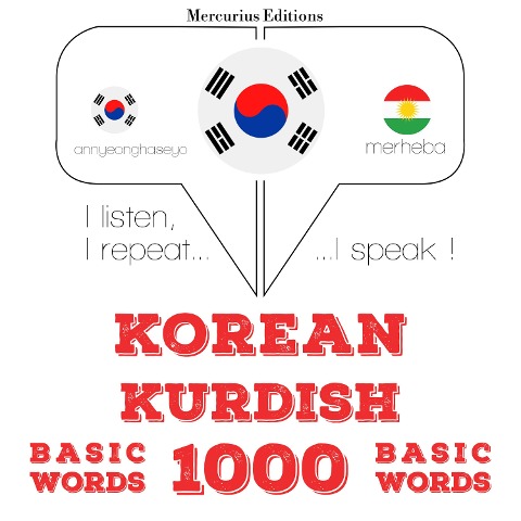 1000 essential words in Kurdish - Jm Gardner