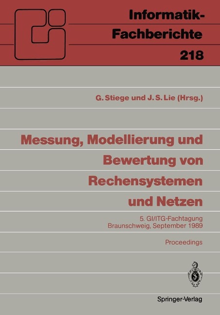 Messung, Modellierung und Bewertung von Rechensystemen und Netzen - 
