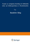 Cover-Bild zum Titel 'Versuche zur cytologischen Darstellung der Stoffeintrittsstellen und Stofftransportbahnen in Wurzelrindenzellen' von 'Hansdieter Kling'
