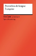 Cover-Bild zum Titel 'Proverbes de langue française' von ''