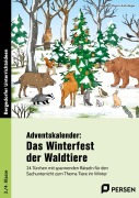 Cover-Bild zum Titel 'Adventskalender: Das Winterfest der Waldtiere' von 'Klara Kirschbaum, Ruth Rieper'