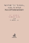 Cover-Bild zum Titel 'Notarielles Vor-, Haupt- und Nachverfahren' von ''