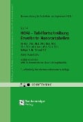 HOAI - Tafelfortschreibung Erweiterte Honorartabellen §§ 20.1, 21.1, 28.1, 29.1, 20.1, 32.1, 35.1, 40.1, 44.1, 48.1, 52.1, 56.1, Anlage 1, Nr 1.1 und 1.2 - 