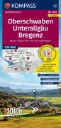 Cover-Bild zum Titel 'KOMPASS Fahrradkarte 3345 Oberschwaben, Unterallgäu, Bregenz 1:70.000' von ''