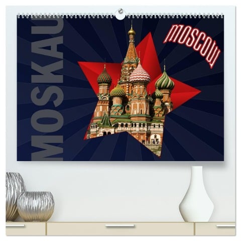 Moskau - Moscow (hochwertiger Premium Wandkalender 2025 DIN A2 quer), Kunstdruck in Hochglanz - Hermann Koch