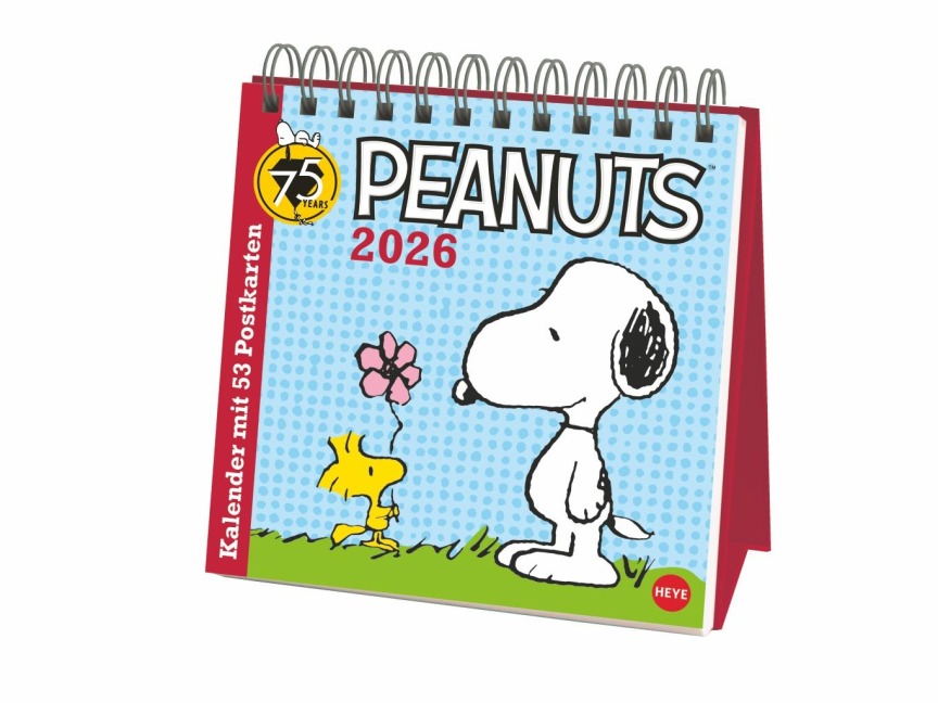 Peanuts Premium-Postkartenkalender 2026 - 