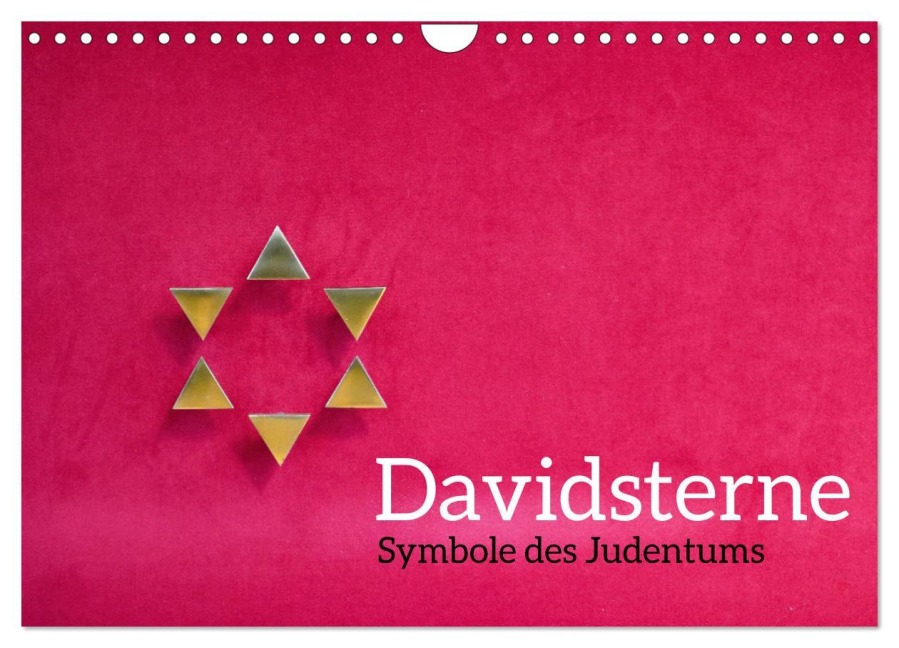 Davidsterne als Symbole des Judentums (Wandkalender 2026 DIN A4 quer), CALVENDO Monatskalender - Hans-Georg Vorndran