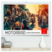 Cover-Bild zum Titel 'Motorrad tolle Momente (hochwertiger Premium Wandkalender 2026 DIN A2 quer), Kunstdruck in Hochglanz' von 'Peter Roder'