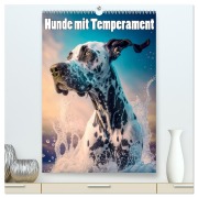 Cover-Bild zum Titel 'Hunde mit Temperament (hochwertiger Premium Wandkalender 2026 DIN A2 hoch), Kunstdruck in Hochglanz' von 'Liselotte Brunner-Klaus'