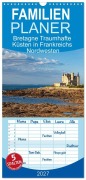 Cover-Bild zum Titel 'Familienplaner 2027 - Bretagne Traumhafte Küsten in Frankreichs Nordwesten mit 5 Spalten (Wandkalender, 21 x 45 cm) CALVENDO' von 'Etienne Benoît'