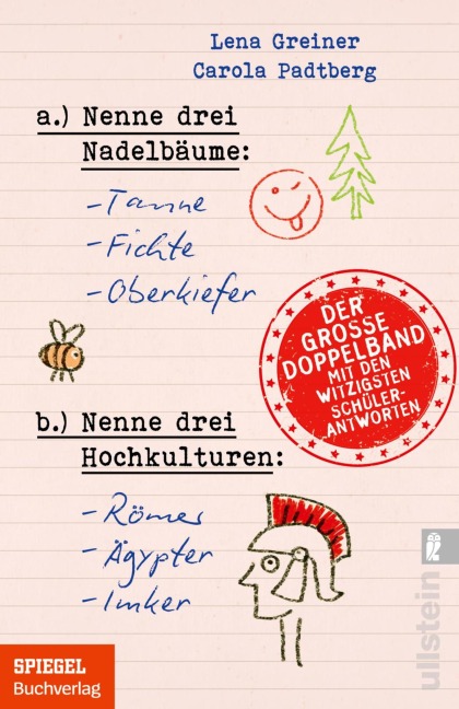 Nenne drei Nadelbäume: Tanne, Fichte, Oberkiefer & Nenne drei Hochkulturen: Römer, Ägypter, Imker - Lena Greiner, Carola Padtberg