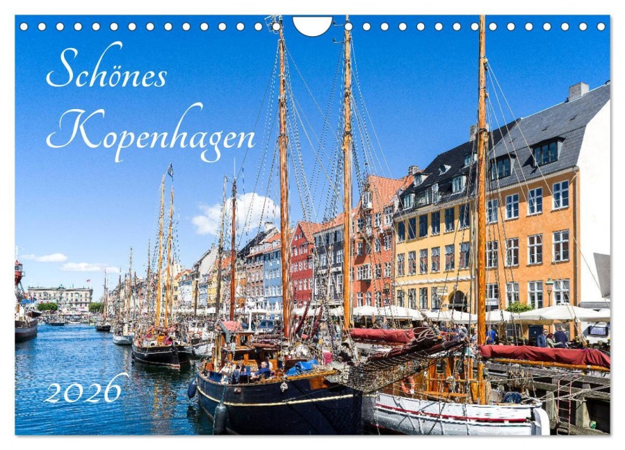 Schönes Kopenhagen (Wandkalender 2026 DIN A4 quer), CALVENDO Monatskalender - Andreas Weber - Artonpicture