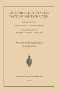 Cover-Bild zum Titel 'Ergebnisse der Exakten Naturwissenschaften' von 'Ferdinand Trendelenburg, G. Höhler'