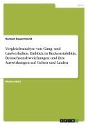 Cover-Bild zum Titel 'Vergleichsanalyse von Gang- und Laufverhalten. Einblick in Beckenstabilität, Beinachsenabweichungen und ihre Auswirkungen auf Gehen und Laufen' von 'Hannah Bauernfeind'
