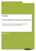 Cover-Bild zum Titel 'Die mechanische Leistung im Schwimmen' von 'Nico Espig'