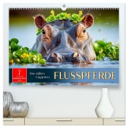 Cover-Bild zum Titel 'Flusspferde - die stillen Giganten (hochwertiger Premium Wandkalender 2026 DIN A2 quer), Kunstdruck in Hochglanz' von 'Roder Roder'