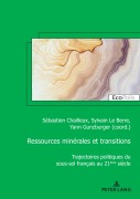 Cover-Bild zum Titel 'Ressources minérales et transitions' von ''