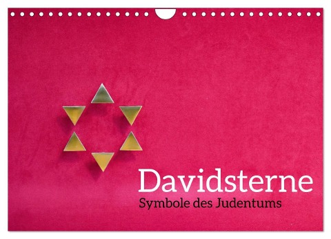 Davidsterne als Symbole des Judentums (Wandkalender 2024 DIN A4 quer), CALVENDO Monatskalender - Hans-Georg Vorndran