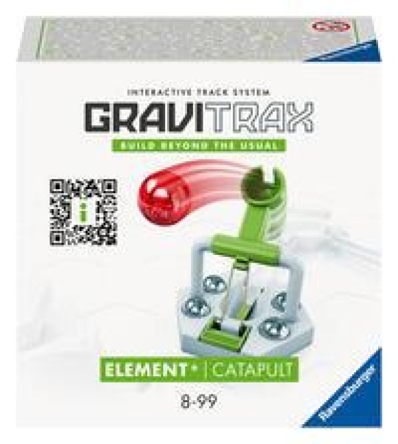 Ravensburger GraviTrax Element Catapult - Zubehör für das Kugelbahnsystem. Kombinierbar mit allen GraviTrax Produktlinien, Starter-Sets, Extensions & Elements, Konstruktionsspielzeug ab 8 Jahren - 