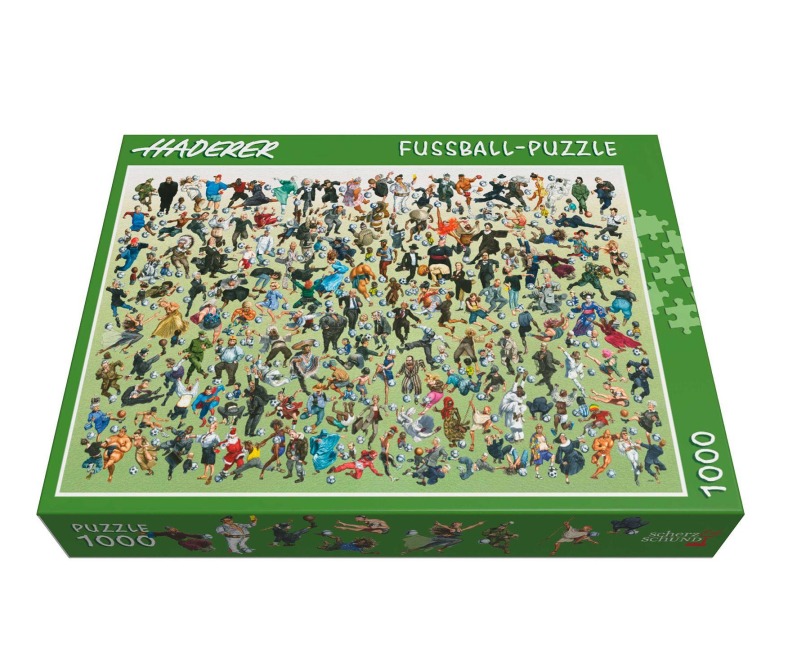 Haderer Fussball-Puzzle - Gerhard Haderer