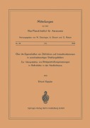 Cover-Bild zum Titel 'Über die Eigenschaften von Zählrohren und Ionisationskammern in verschiedenartigen Strahlungsfeldern' von 'E. Keppler'