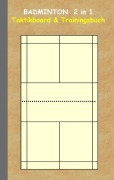 Cover-Bild zum Titel 'Badminton 2 in 1 Taktikboard und Trainingsbuch' von 'Theo Von Taane'