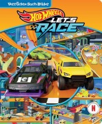 Cover-Bild zum Titel 'Hot Wheels Let's Race - Verrückte Such-Bilder - Wimmelbuch - Pappbilderbuch mit wattiertem Umschlag' von ''