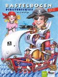 Cover-Bild zum Titel 'Piratenschiff Bastelbogen mit Piraten und Schatz zum Spielen' von ''
