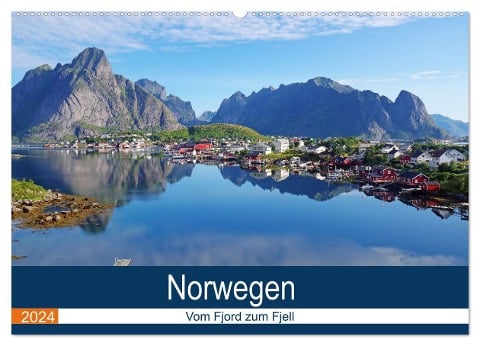 Norwegen 2024 - vom Fjord zum Fjell (Wandkalender 2024 DIN A2 quer), CALVENDO Monatskalender - Reinhard Pantke