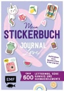 Cover-Bild zum Titel 'Mein Stickerbuch - Journal-Love: über 600 Letterings, süße Kawaiis und Schmuckelemente' von ''