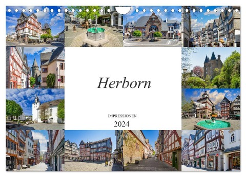 Herborn Impressionen (Wandkalender 2024 DIN A4 quer), CALVENDO Monatskalender - Dirk Meutzner