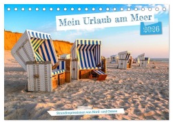 Cover-Bild zum Titel 'Mein Urlaub am Meer (Tischkalender 2026 DIN A5 quer), CALVENDO Monatskalender' von 'Andrea Dreegmeyer'