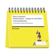 Cover-Bild zum Titel 'Weihnachten - Augen zu und durch. Adventskalender' von 'Peter Gaymann'