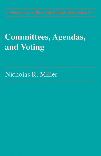 Committees Agendas & Voting - Nicholas R. Miller