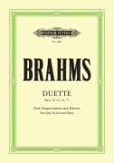 Cover-Bild zum Titel 'Duette op. 20, 61, 66, 75' von 'Johannes Brahms'