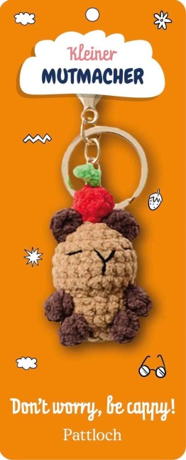 Kleiner Mutmacher, Schlüsselanhänger Capybara - 