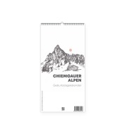 Cover-Bild zum Titel 'Kleiner Geburtstagskalender "Chiemgauer Alpen", ohne Jahreszahl' von 'Anja Garschhammer, XOXO Arte'