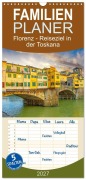 Cover-Bild zum Titel 'Familienplaner 2027 - Florenz - Reiseziel in der Toskana mit 5 Spalten (Wandkalender, 21 x 45 cm) CALVENDO' von 'Nina Schwarze'