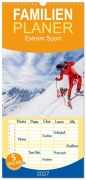 Cover-Bild zum Titel 'Familienplaner 2027 - Extrem Sport mit 5 Spalten (Wandkalender, 21 x 45 cm) CALVENDO' von 'Christa Kramer'