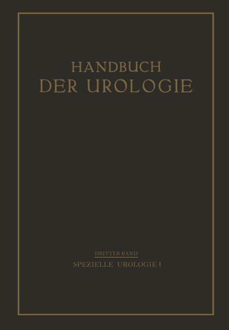 Spe¿ielle Urologie - Th. Cohn, F. Oehlecker, P. Schneider, R. Siebeck, F. Suter