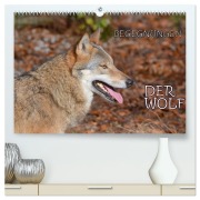 Cover-Bild zum Titel 'Begegnungen DER WOLF (hochwertiger Premium Wandkalender 2026 DIN A2 quer), Kunstdruck in Hochglanz' von 'Gugigei Gugigei'
