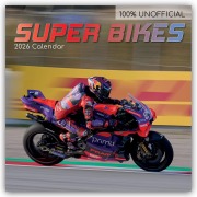 Cover-Bild zum Titel 'Superbikes - Motorräder 2026 - 16-Monatskalender' von 'The Gifted'