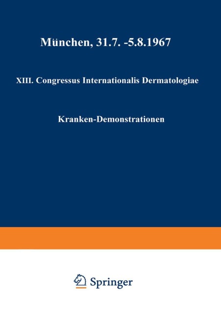 XIII. Congressus Internationalis Dermatologiae - 