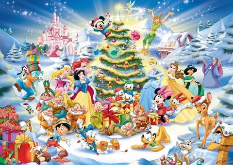 Erwachsenenpuzzle 1000 Teile - Disney Classics - Disney Weihnachten - 