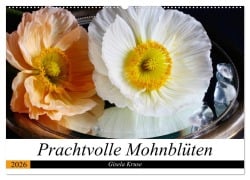 Cover-Bild zum Titel 'Prachtvolle Mohnblüten (Wandkalender 2026 DIN A2 quer), CALVENDO Monatskalender' von 'Gisela Kruse'