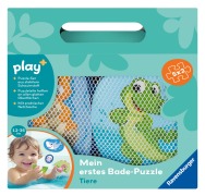 Cover-Bild zum Titel 'Play+ Mein erstes Bade-Puzzle: Tiere - ab 12 Monate' von ''