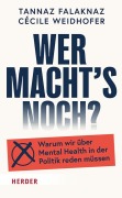 Cover-Bild zum Titel 'Wer macht's noch?' von 'Cécile Weidhofer, Tannaz Falaknaz'
