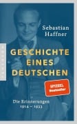 Cover-Bild zum Titel 'Geschichte eines Deutschen' von 'Sebastian Haffner'