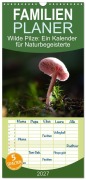 Cover-Bild zum Titel 'Familienplaner 2027 - Wilde Pilze: Ein Kalender für Naturbegeisterte mit 5 Spalten (Wandkalender, 21 x 45 cm) CALVENDO' von 'Thomas Heins'